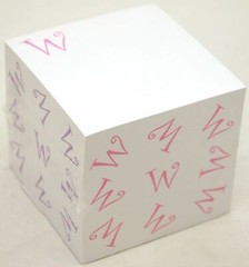 2400 Post-It SHEETS Notepad The Letter W White Sticky Notes 3″ Square Office NEW