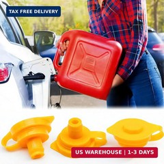 5-Pack Gas Can Vent Cap Kit – Yellow Vent Plugs for Old Style Fuel Jugs