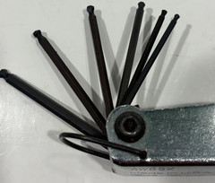 Blue-Point AWB9K Ball Hex Folding Set SAE Made in USA Excellent Condition