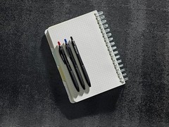 Pentonic School Office Pens Blue Ink 0.7mm 12 Count (1box) with a keychain
