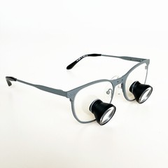 2.5X 3X 3.5X Optional Gray Titanium Frame TTL Dental Surgical Loupes Customized