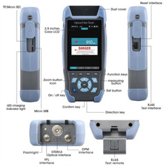Smart OTDR 1310/1550nm Mulit-Function tester Built in OPM/OLS / RJ45 Test/VFL