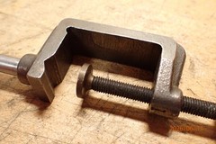 OLDER CLAMP ON DIAL INDICATOR STAND MOUNT MACHINIST TOOLING