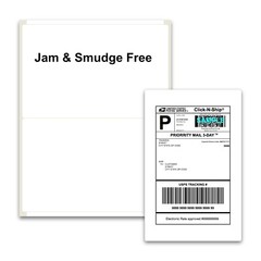 Shipping Labels Half Sheet 8.5×5.5 Round Corner for Laser & Inkjet Printers 1000
