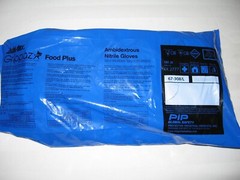 Pip 67-308/L Grippaz Food Plus, (48) Gloves, 8 Mil Palm, Nitrile, Powder-Free, L