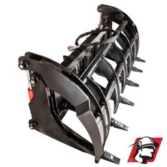 Log, Brush, and Rock Grapple Skid Steer Loader Attachment for JCB 86″ Wide