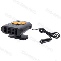 1x New 200W 12V Car Heater Cooling Fan For Windshield Defrosting – Orange/Black