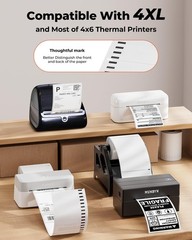 MUNBYN 4″x6″ Direct Thermal Printer Label, Shipping Labels Compatible with Rollo