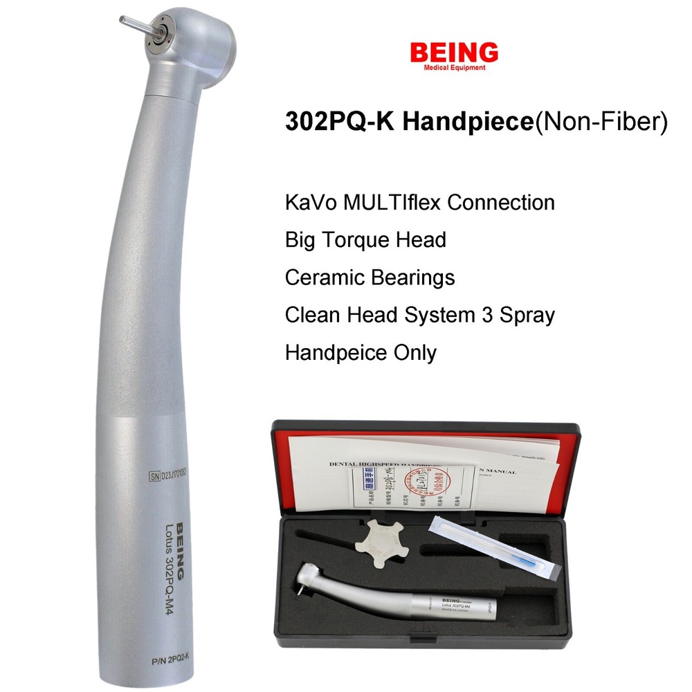 BEING Dental Handpiece High Speed Turbine 4 Hole For KaVo MULTIflex NSK Coupling