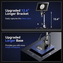 TOMLOV 10.1 Inches Digital Microscope – Model: DM9 Max, 64GB