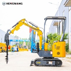 Mini Excavator Attachment Hydraulic Auger High Rotating Speed High Compatibility