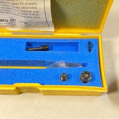 Vintage Peacock Dial Test Indicator Set .0005″ #2000 w/ Case Japan