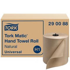 Tork Matic Paper Hand Towel Roll Natural H1, Universal, 100% Recycled Fiber, …