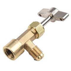 Automotive Grade R134a AC Can Tap with Tank Adapter for Charging Hoses