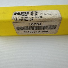 NOS Walton 10754 3/4″ Tap Extractor 20mm 4 Flute