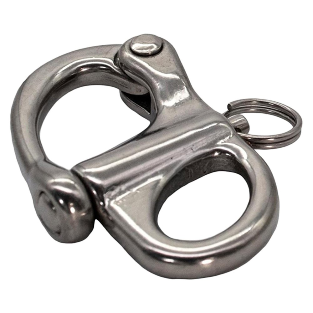 MARINE CITY 316 Grade Stainless Steel Fixed Bail Snap Shackle with Quick…
