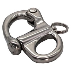 MARINE CITY 316 Grade Stainless Steel Fixed Bail Snap Shackle with Quick…