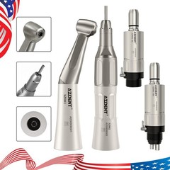 AZDENT Dental Slow Low Speed Handpiece Straight/Contra Angle/ Air Motor 2/4H