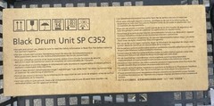 New Ricoh Black Drum Unit SP C352