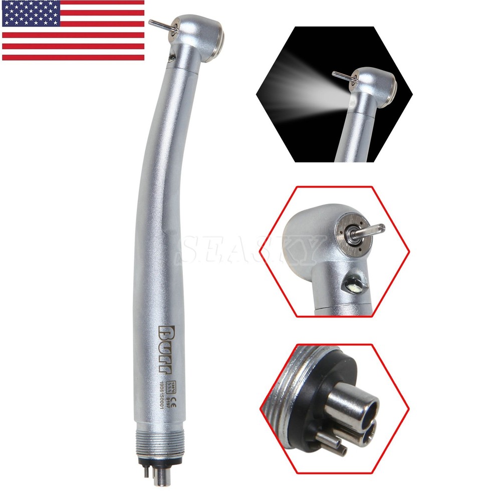 Dental Fiber Optic E-generator LED Light udm 4 holes handpiece Fit For kavo USA