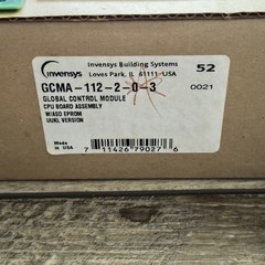 Barber Colman Invensys Smoke Control System Circuit Board GCMA-112-2-0-3 New