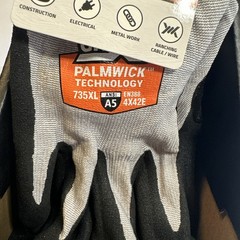 8 PairsGRX Cut Series Cut Resistant Gloves Dipped Coated Palm GRXCUT 735 Size XL