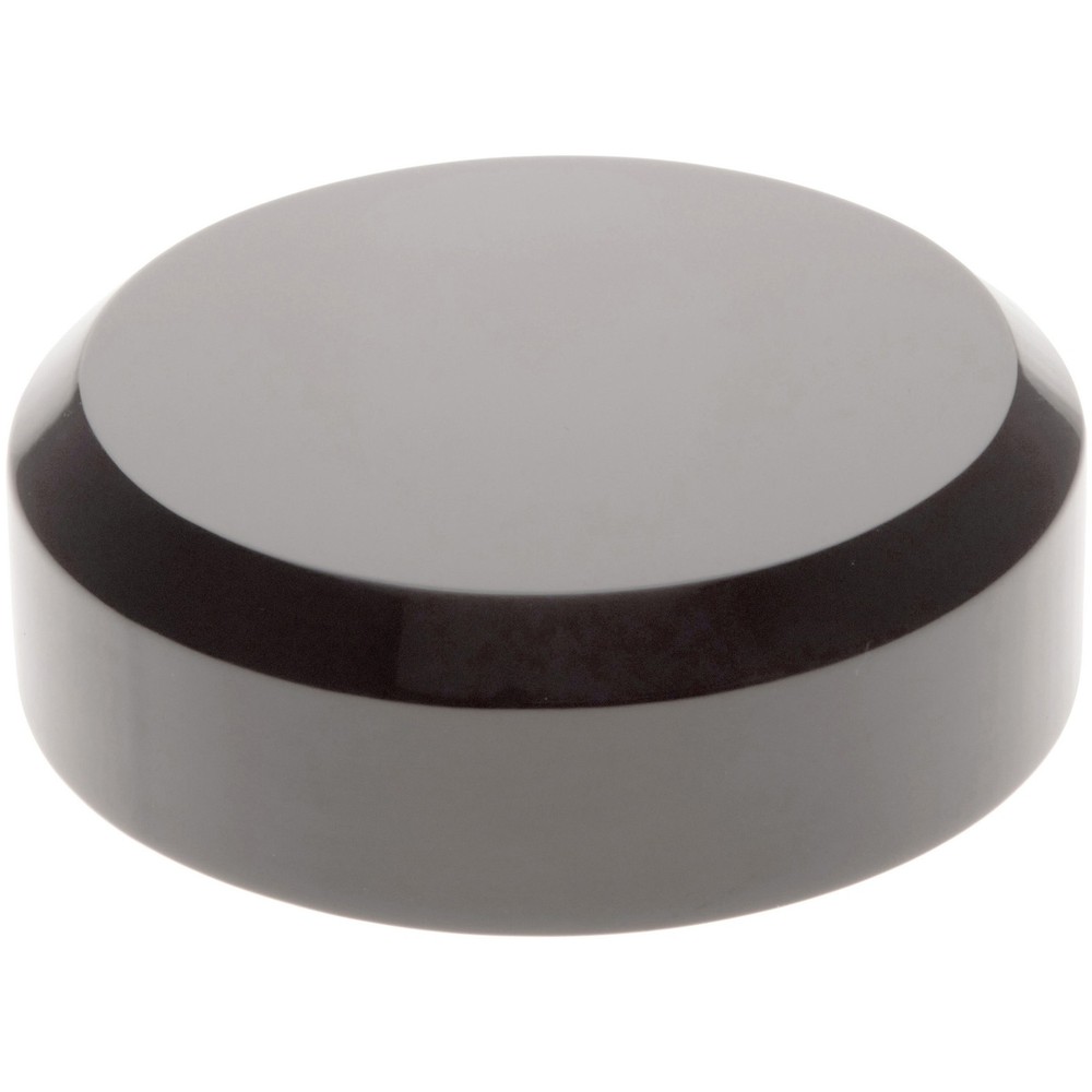 Plymor Black Acrylic Beveled Round Display Base, 3″ W x 3″ D x 1″ H