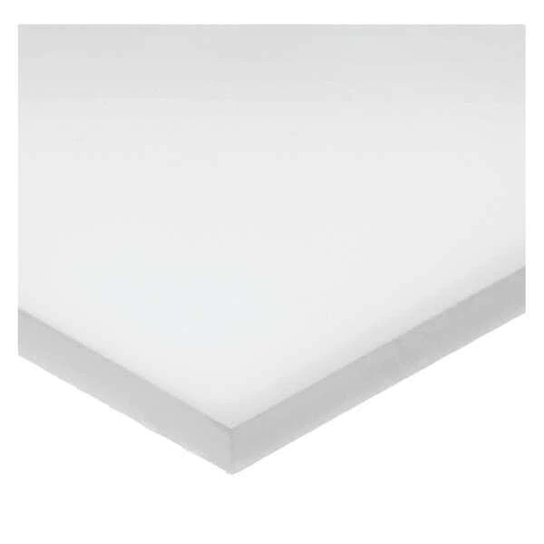 White HDPE Rectangle Stock 48″ L x 4″ W x 1/2″ Thick BULK-PS-PE-305