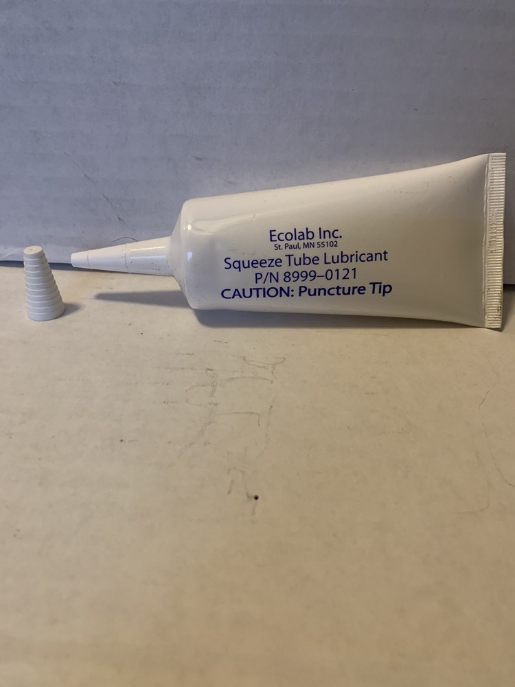 NEW ECOLAB CHEMICAL SQUEEZE TUBE TUBES LUBE LUBRICANT PART # 8999-0121 O-RING