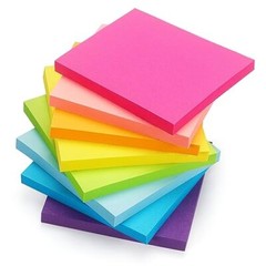 Sticky Notes 8 Bright Color 8 Pads Self-Stick Notes 3 in x 3 8 Pads 60sheets