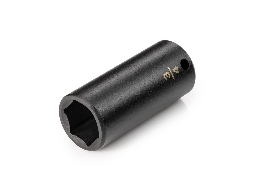 TEKTON 3/8 Inch Drive x 3/4 Deep 6-Point Impact Socket | 19.05 mm