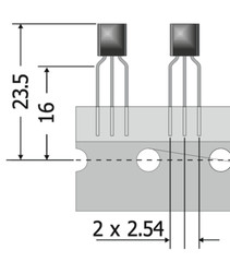 50X 2N4403 General Purpose PNP TO-92 Transistors, Free Shipping from USA