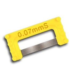 ContactEZ 32108 IPR Strip System Yellow Starter Single XF Serrated 0.07mm 8/Pk
