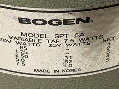 Bogen SPT-5A 7.5W Paging Speaker $28.01 + *FREE SHIPPING*