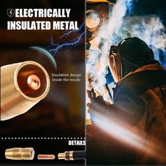 High-Performance 15FT MIG Welding Gun for Miller & Multi-Model Compatibility