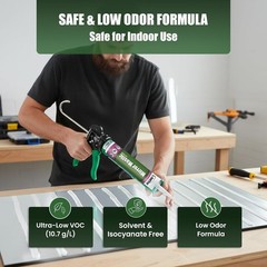 Mirror Adhesive, Low Odor, VOC Compliant, 10.1oz Cartridge