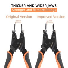 Push to Connect Removal Tool Disconnect Tongs Tool Plumbing Tools for 1/2” 3/…