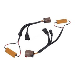 Dodge Ram 1500/2500/3500 Halogen to LED Adapter Harness with Resistor Conversion