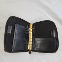Full Grain Leather Classic Franklin Covey Planner Binder Organizer Croc Reptile