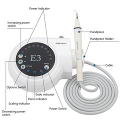Dental Ultrasonic Piezo Scaler with detachable Handpiece fit EMS Cavitron tips