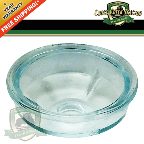 Round Bottom Glass Fuel Bowl For Massey Ferguson Tractors 231, 240, 250, 253+