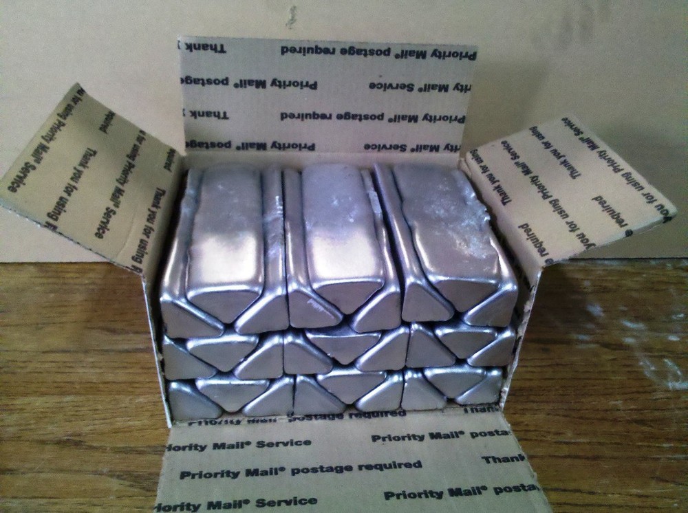 ALUMINUM INGOTS…….. 42 + lbs Casting alloy Near 356