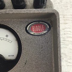 Biddle Instruments MEGGER Earth Tester Null Balance Crank 63220