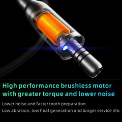 Woodpecker Dental Brushless Electric Motor MT2 200,000rpm, No Handpiece