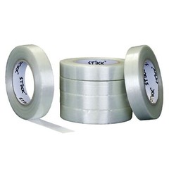 6 pack 1″ inch x 60 yard (25mm x 55m) 5 Mils Thick STIKK Filament Tape