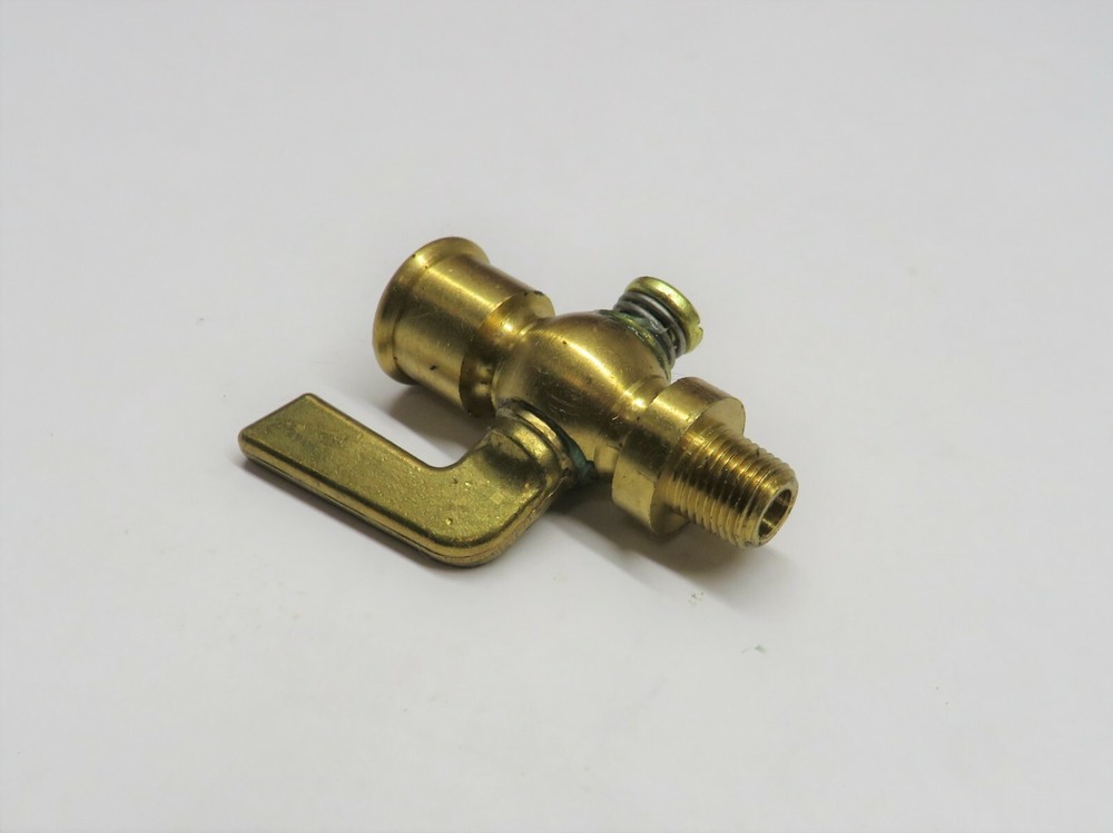 1/8″ NPT Brass Drain Pet Cock Hit Miss Gas Oil Fuel Engine Motor AC668