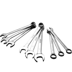 VEVOR 25-Pc Metric Combination Wrench Set, 6-32mm Open & Box End, Pouch