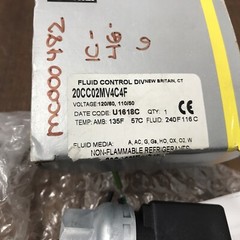 Parker 20CC02MV4C4F Solenoid 245psi 110/50-120/60 10w 17bar