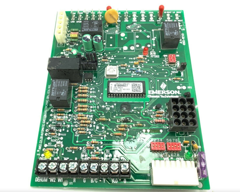 50V51-289-01 Goodman Amana B1809927 Furnace Control Circuit Board EMERSON