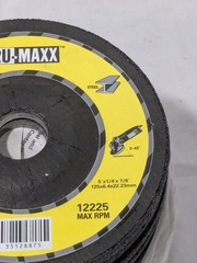 (15) Tru-Maxx Depressed-Center Wheel: Type 27, 5″ Dia, 1/4″ Thick 35128875